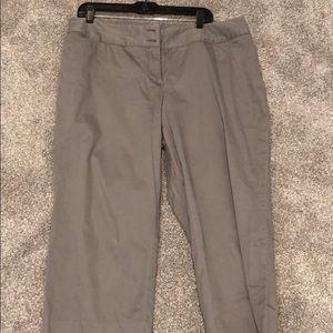 Lane Bryant grey capris size 16.